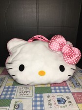 VGUC-VINTAGE- 18  x12  Sanrio Hello Kitty Plush Pillow With Pocket