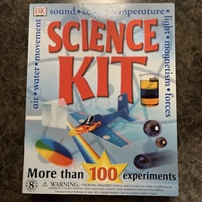 SCIENCE KIT-100 Experiments-Sound Color Temperature  Light Magnetism Forces Air