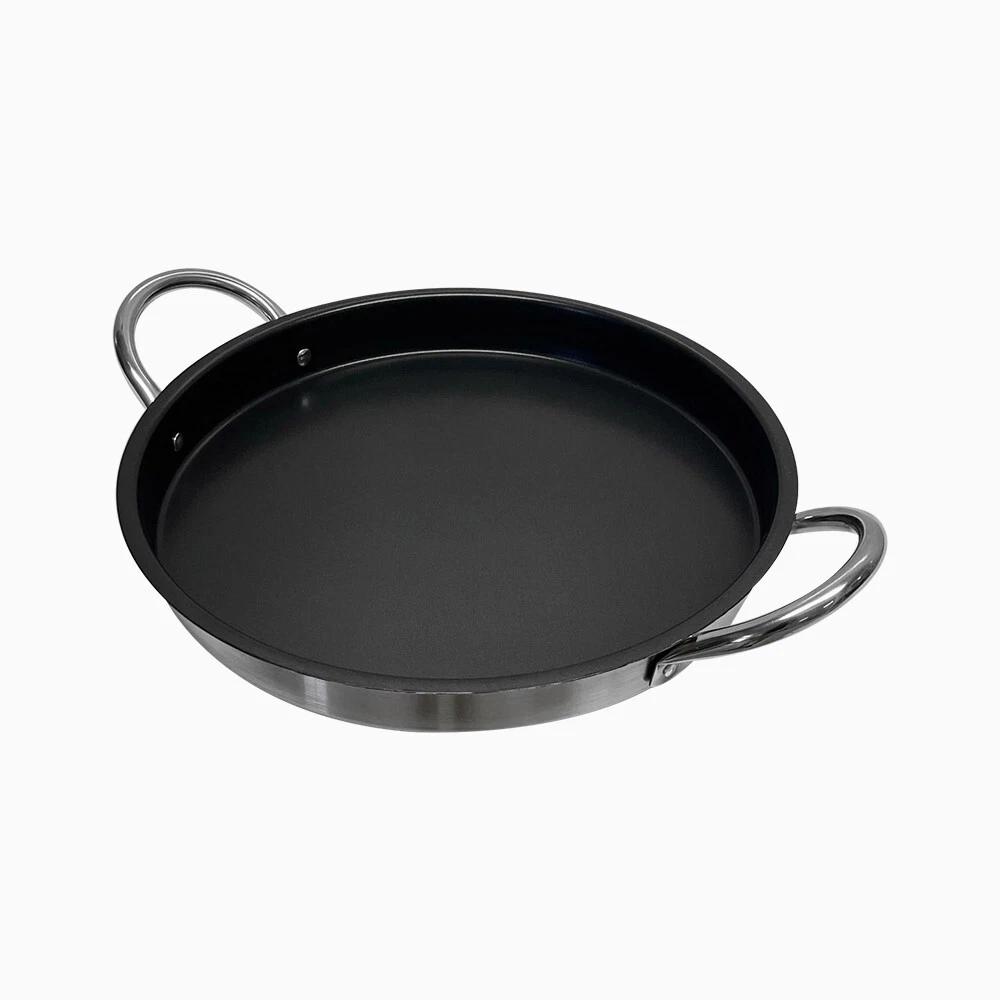 HD 21" Round Stainless Steel Flat Comal Griddle Pan Grill Tray Cook Non-Stick
Opens in a new window