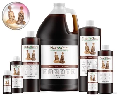 PLANT GURU Frankincense and Myrrh Fragrance Oil For Candle, Soap Making, Diffuser, Burners.
