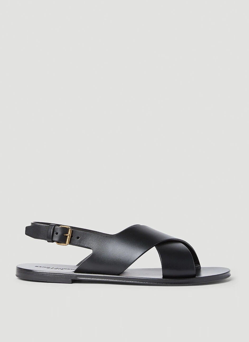 Sandali Saint Laurent Mojave in pelle di vitello nera taglie 41 e 42 nuovi con etichette prezzo speciale £555