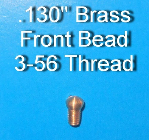 Brass Shotgun  Bead .130" Universal Fit  3-56 Thread #2