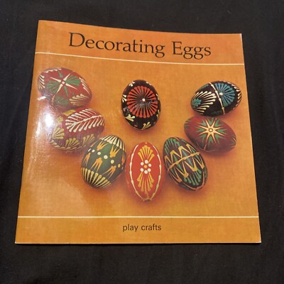 Decorating Eggs Vintage Book Easter Crafts  Hans Fasold 70s 80s Leisure Craft 15