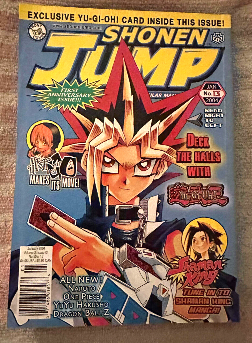 Shonen Jump Magazine January 2004 Volume 2 Issue 13 w Rare Card | eBay