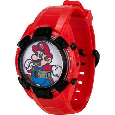 GAME BOY LCD腕時計 マリオ 未開封 Super Mario Bros. Jump Digital Flashing LCD Kid's Watch Red | eBay