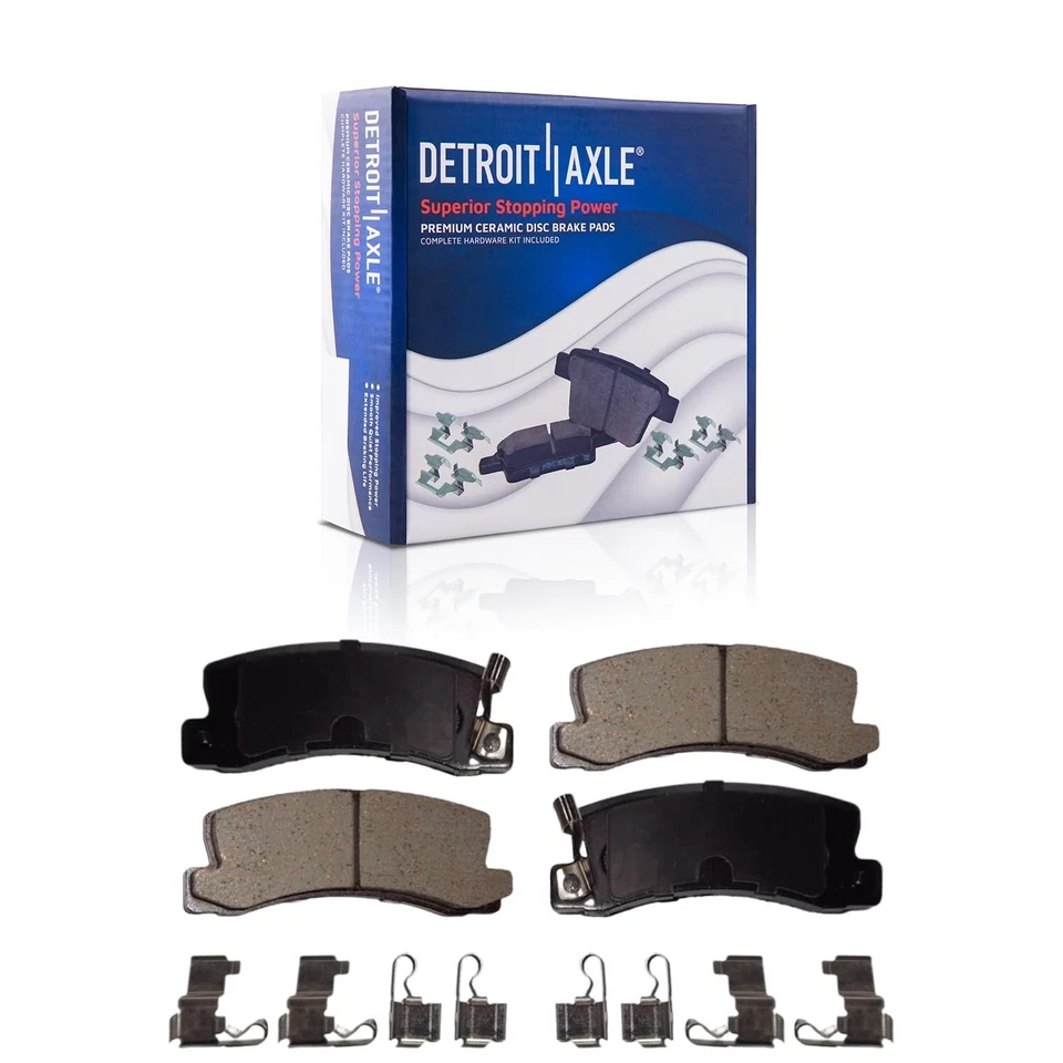 Rear Disc Rotors and Ceramic Brake Pads Kit for Lexus ES300 Toyota Camry Solara - Image 4 of 4