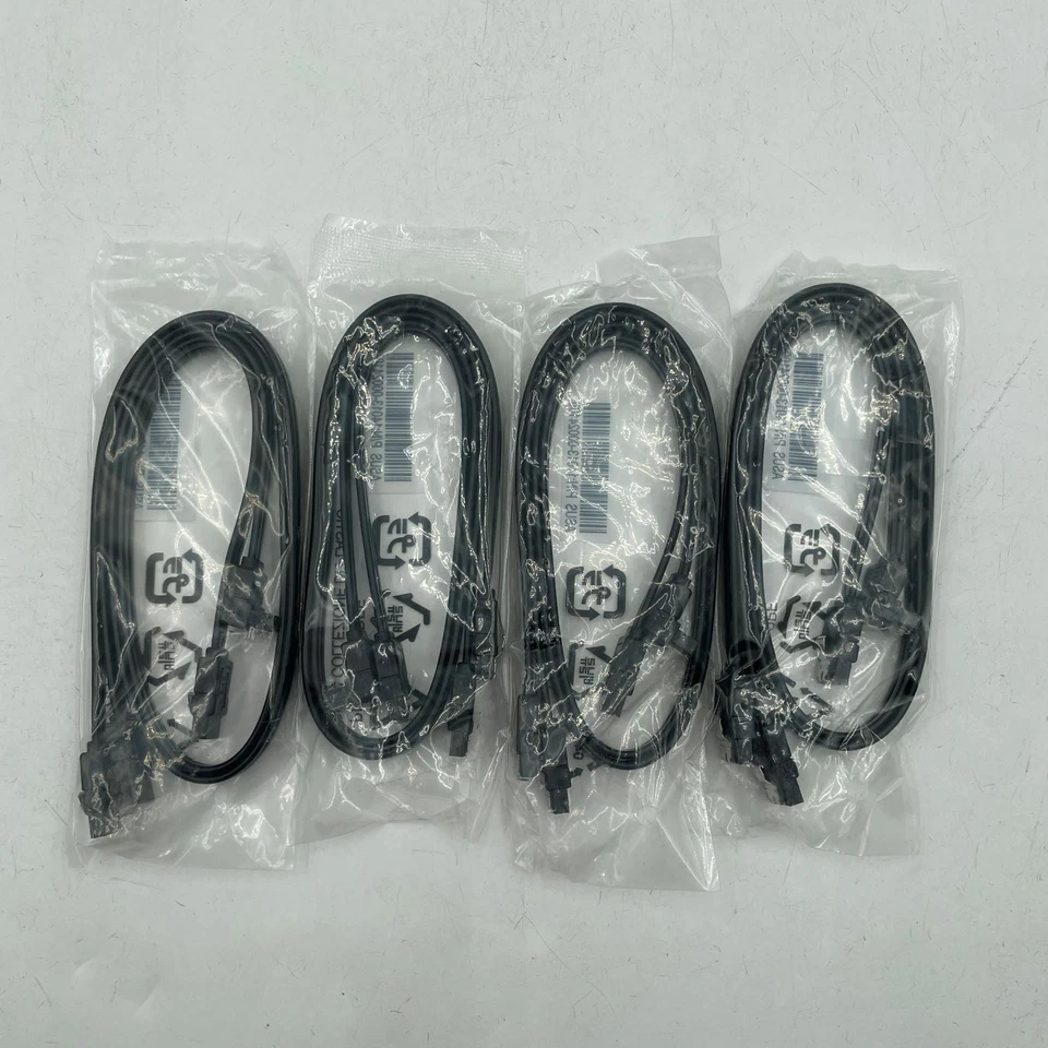 ASUS 6GB/s SATA III DATA SSD Cable 90-degree/Straight 14013-00024100 Pack-8 - Image 2 of 3