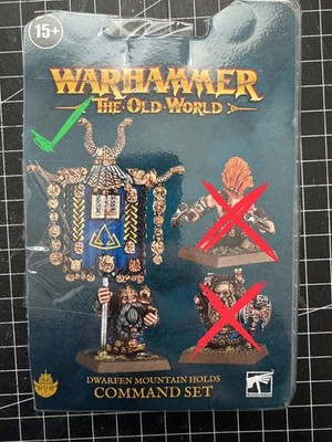 Kommandoeinheit der Zwerge, Dwarf Command Set The Old World, TOW