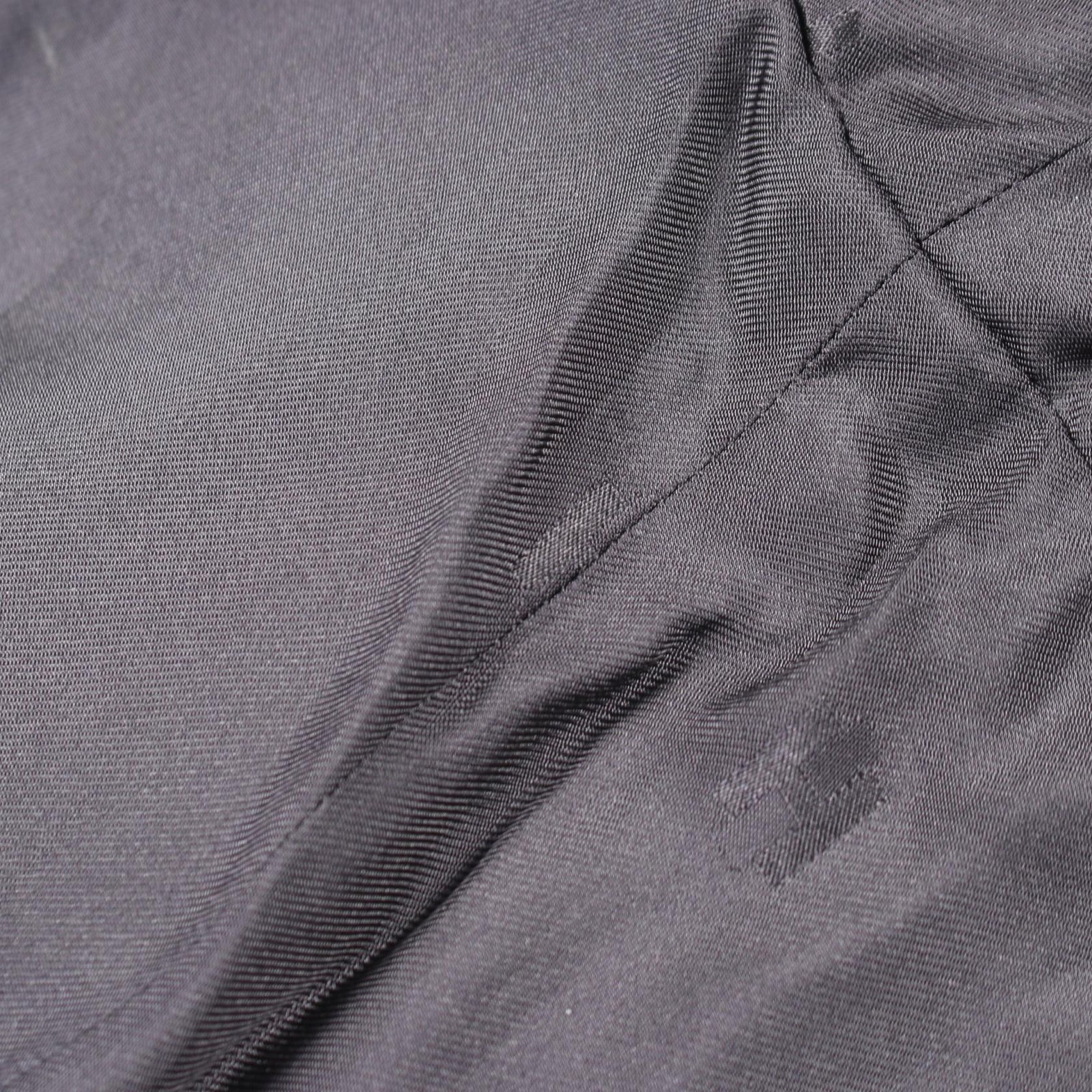 HERMES Sellier Button Wide Leg overalls pants #34 wool Black Used Women image 7