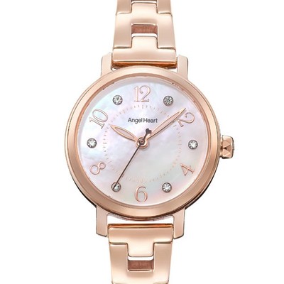 Engel Herz THN24PGC-N Twinkle Herz Solar Pink Gold SS Armband JDM