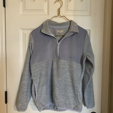 Simply Southern Pullover 1/4 Zip Up Grayish Blue