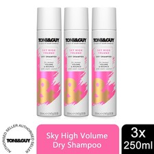 Toni & Guy Glamour Sky High Volume Dry Shampoo - 3 x 250ml 15.99 per litre