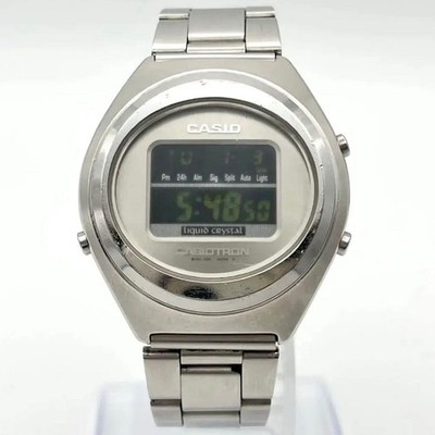 Casio CasioTron TRN 120 Digital Wristwatch Mens Vintage Japan Made Quartz