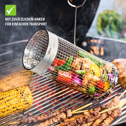 Rollgrillkorb BBQ, 30 cm - Bild 5 von 7