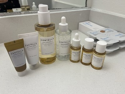SKIN1004 Madagascar Centella Skin Care Set Ampoule Foam Cream Oil Tone Brighten