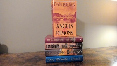 Dan Brown ROBERT LANGDON Complete Series Lot of 5 HCDJ Books - FAST SHIP
