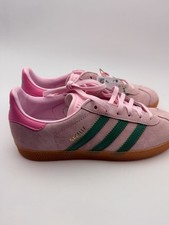 NEW Adidas Kids Size 4.5 Gazelle Shoes Pink JP7128 NIB Girls