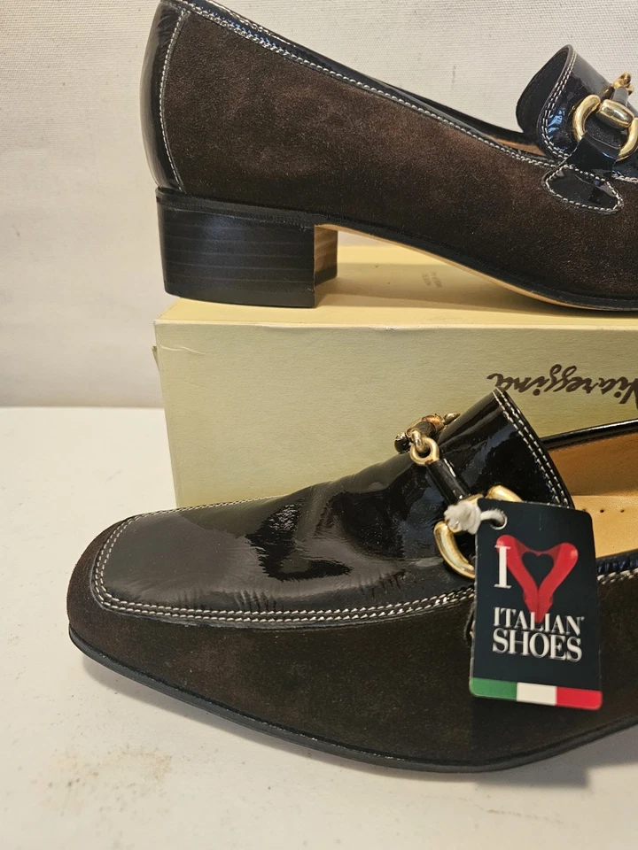 HALLAZGO RARO - ZAPATOS ITALIANOS - L'Artigiana Viareggina MARCA DE LUJO - TALLA 41 EU/10US Foto 3 de 4