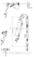 Triscan Hydraulikschlauch, Lenkung 8516 23009 FüR MERCEDES-BENZ