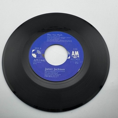 Janet Jackson ''Miss You Much'' & You Need Me'' 45 RPM Single 1989