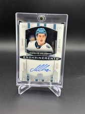 2025 The Cup Hockey Macklin Celebrini Enshrinements Auto /25 E-MC