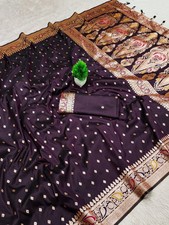 Premium Collection Banarasi Silk Saree With Blouse For Wedding Wear