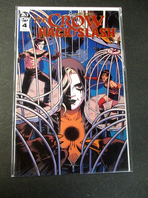 IDW COMICS THE CROW HACK & SLASH #4 RATIO 1:10 VARIANT COVER ISAACS ART XX106