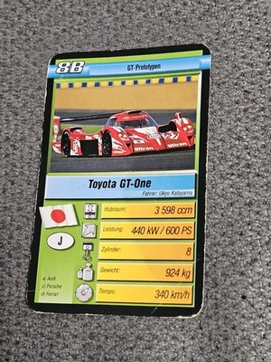 Toyota GT One - 8B  - Einzelkarte - Quartett  (9F)