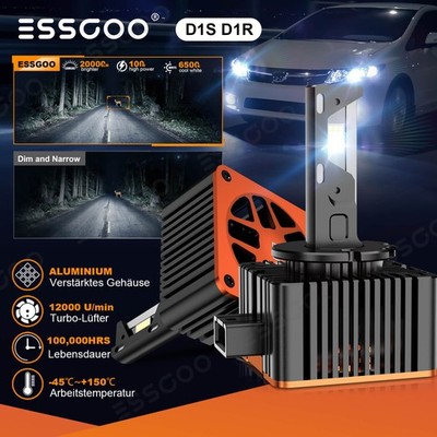 D1S D1R 6500K Wei Xenon Halogen LED Brenner Scheinwerfer Lampe Canbus fehlerfrei