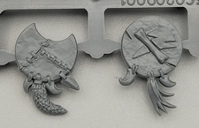 Warhammer Tabletop BITZ BITS : 2x Goblin Schild - Orruk Warclans - Ork