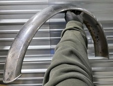 WASSELL NOS NUEVO STOCK ANTIGUO GUARDABARROS ANCHO CROMO HARLEY CHOPPER CABEZA DE NUDILLO CABEZA PANHEAD