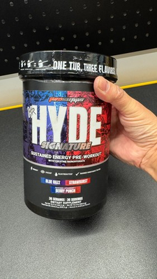 #ad Mr. Hyde Signature Pre Workout Creatine Blue Razz Strawburst36.6 oz72 Servings $45.85