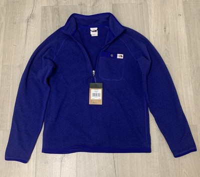 The North Face Gordon Lyons Men's 1/4 Zip Fleece Blue Size Small NWT