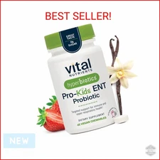 Hyperbiotics Vital Nutrients Pro Kids Probiotic ENT | Toddler Probiotics for Kid