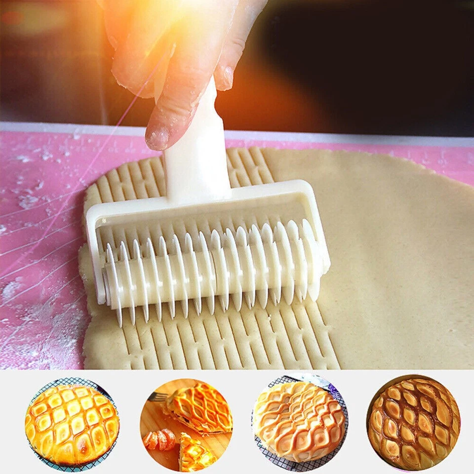 2 ШТ. Инструмент для Выпечки Кондитерских изделий Пирог Верх Тесто Решетка Ролик для Печенья - Изображение 4 из 4