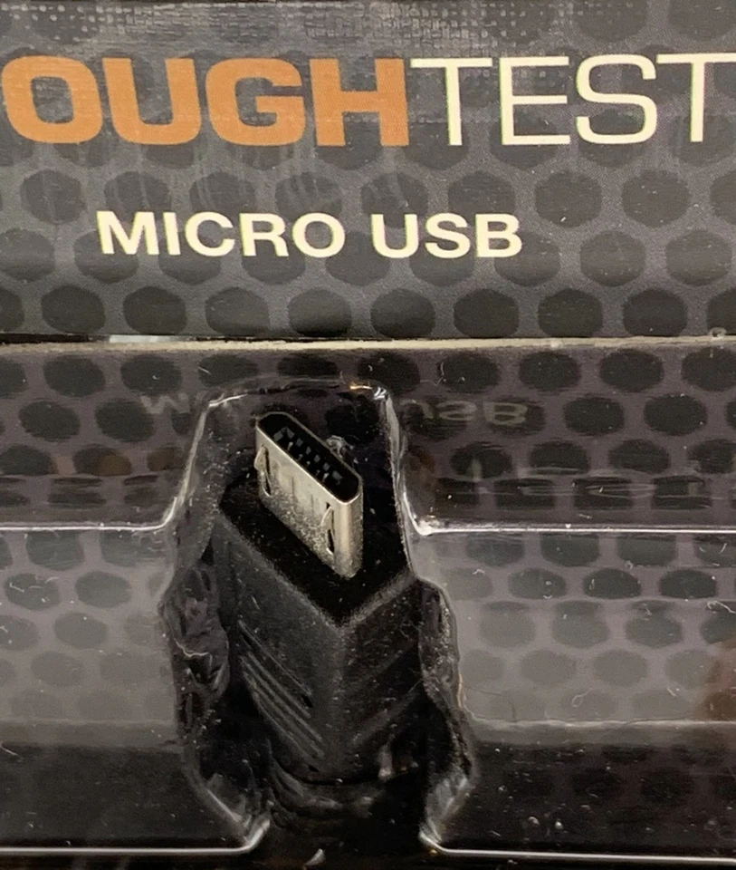 Tough Tested Micro USB Car Charger With Quick Charge and 8 ft Cord NEW - Image 3 of 4