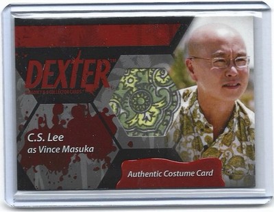 Dexter Seasons 7 & 8 Costume Wardrobe Card #C4 C.S. Lee as Vince Masuka