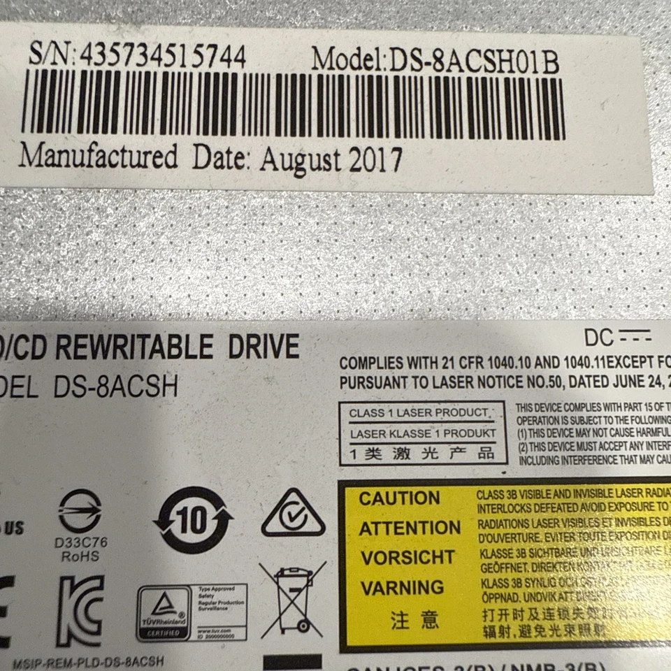(2) LiteOn DS-8ABSH 8x DVD±RW (±DL) SATA Drive 23HW6 023HW6 DS-8ABSH112B - Image 2 of 4