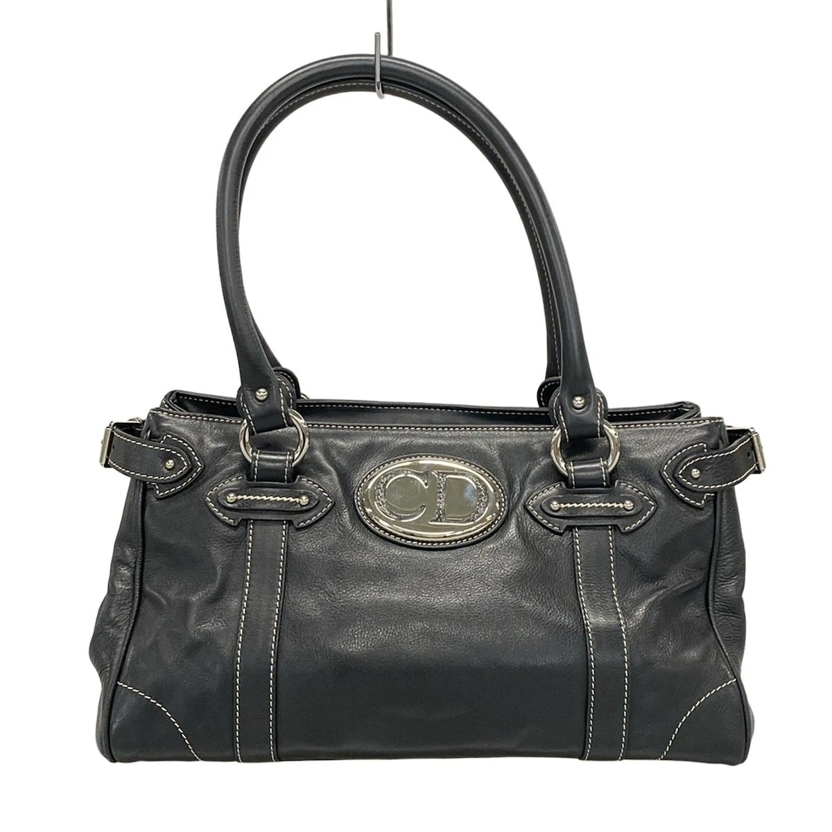 Authentique sac fourre tout DIOR / Christian Dior Saint Germain / voyageur vintage cuir noir