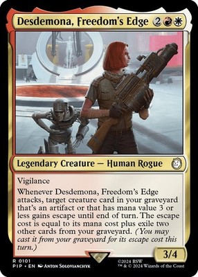 Desdemona, Freedom's Edge - Foil NM MTG Universes Beyond: Fallout