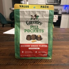 Greenies 10151050 15.8 Oz Pill Pocket Soft Dog Treats - Hickory Smoke