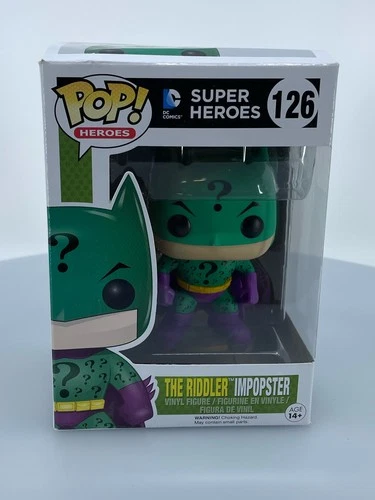 Funko POP! Heroes DC Comics DC Super Heroes Batman as The Riddler #126 DAMAGED