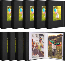 10 Pieces Small Photo Album 4 X 6 Inch Picture Album 26 Clear Pages Hold 52 Pict