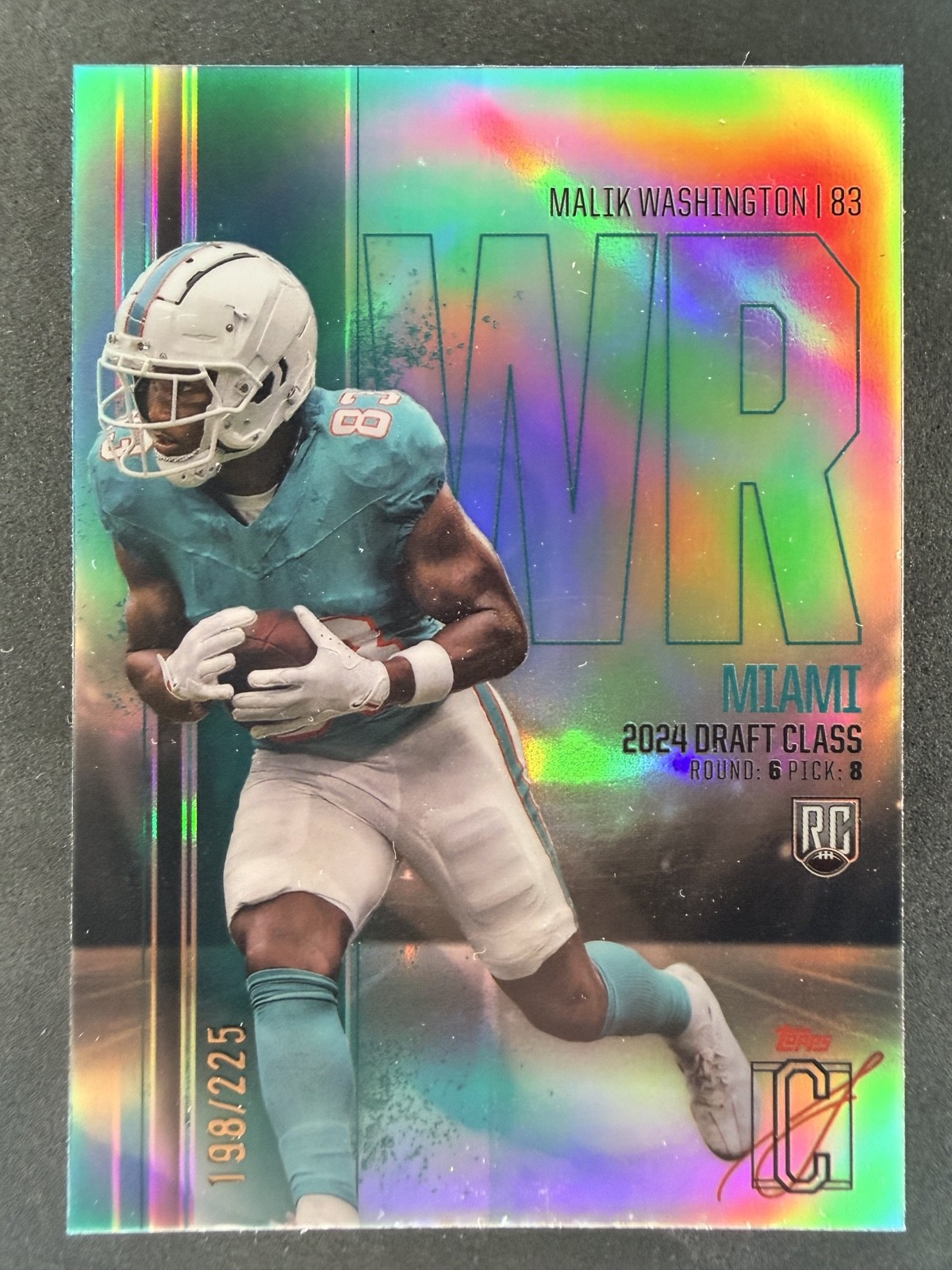 2024 Topps Signature Class - Rookies Chrome Variations Malik Washington #RCV-86