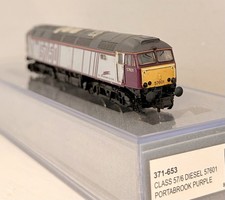 Graham Farish Class 57/6 Diesel 57601 Portabrook Purple *Spares*