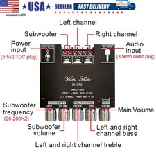 ZK-MT21 2.1Channel Bluetooth Audio Power Amplifier Board Subwoofer 50W 50W 100W