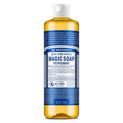 #ad Dr. Bronner#x27;s Magic Pure Castile Liquid Soap Peppermint 16 fl oz $14.87