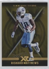 2017 Panini XR Gold 10/10 Rishard Matthews #96 14dh