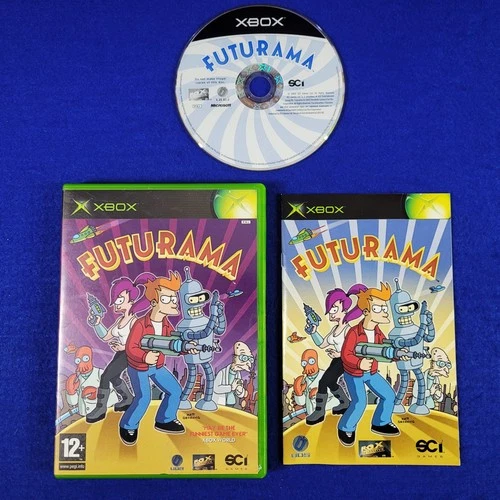 xbox FUTURAMA Game *x RARE Purple Cover Variant Microsoft PAL UK Version