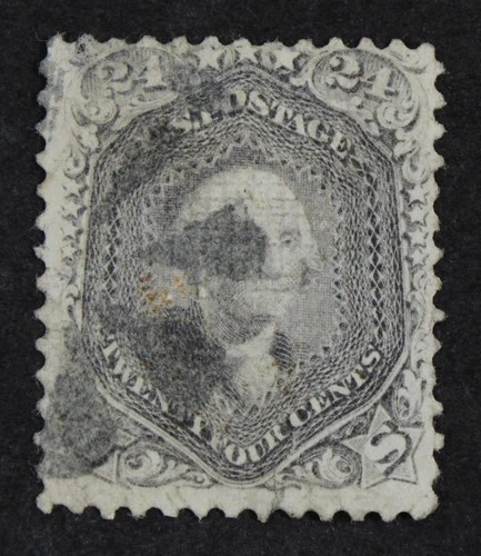 CKStamps: US Stamps Collection Scott#99 24c Washington Used Crease Small Thin